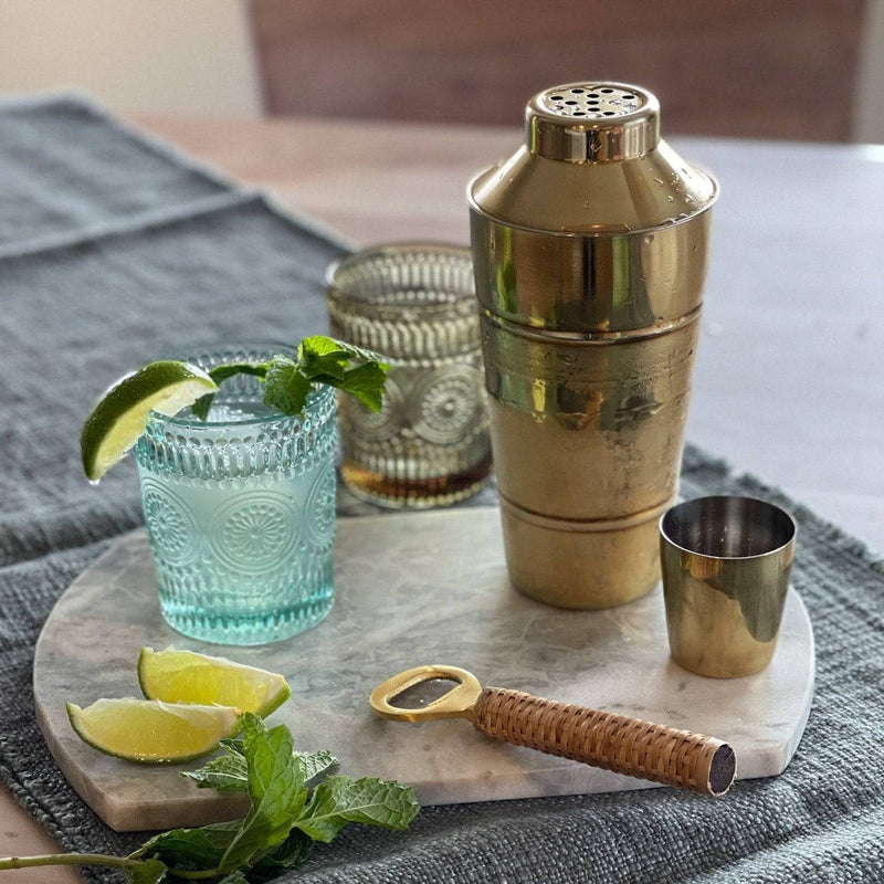 Brass Cocktail Shaker - Sootheandsage.com