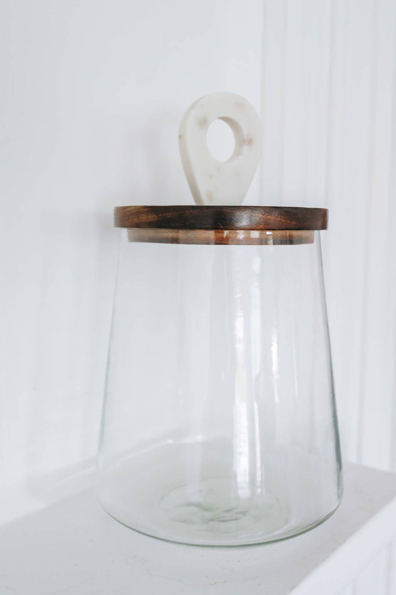 Modern Glass Jar - Sootheandsage.com