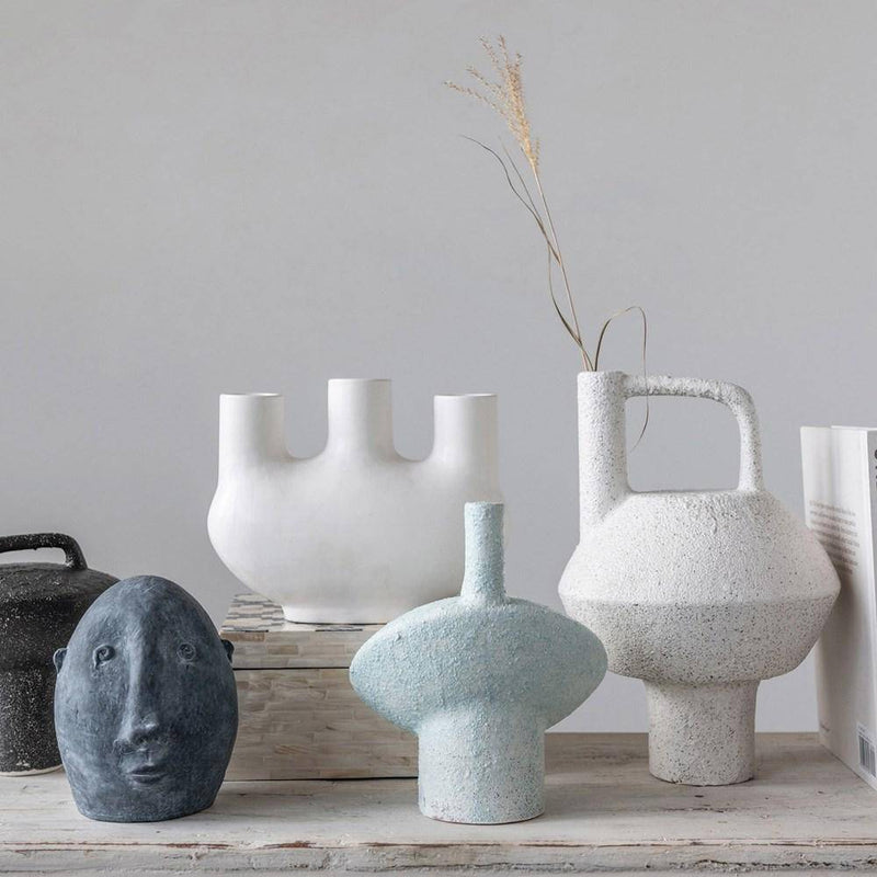 Matte White Stoneware Vase - Sootheandsage.com