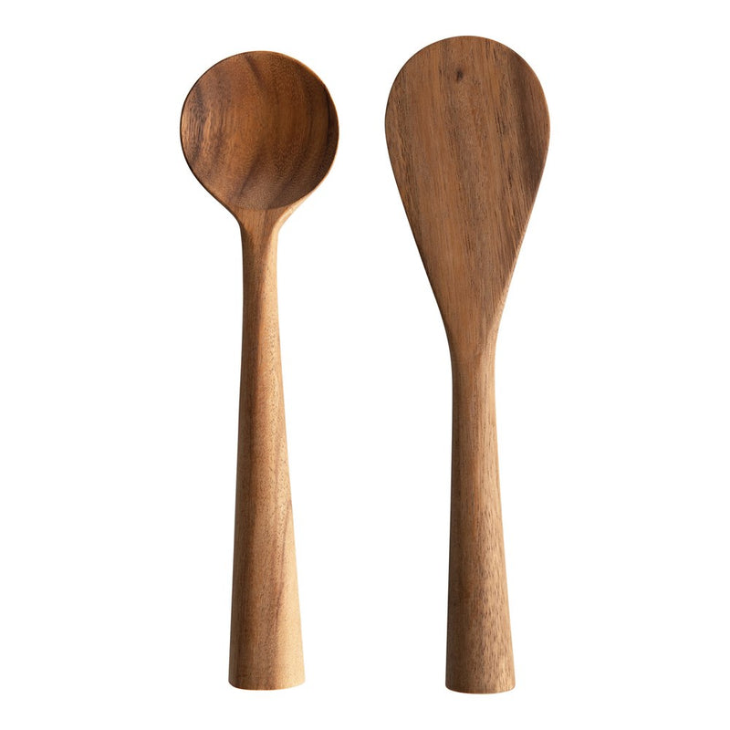 Hand-Carved Acacia Wood Standing Spoon - Sootheandsage.com