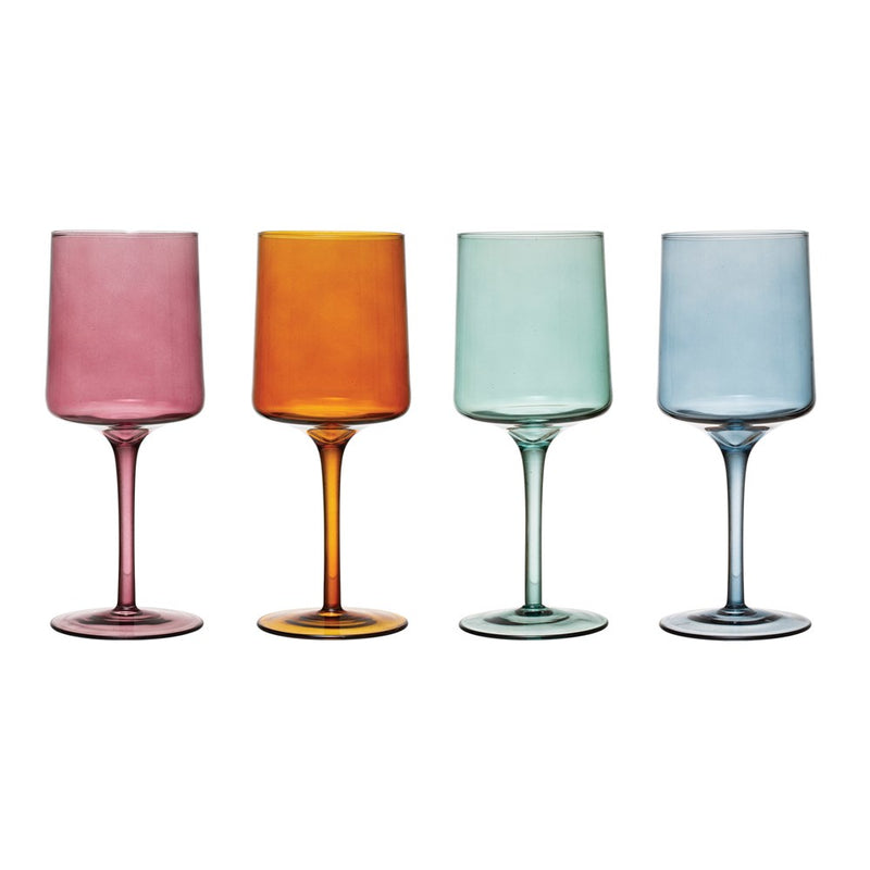 12 oz. Stemmed Wine Glass - Set Of 4 - Sootheandsage.com