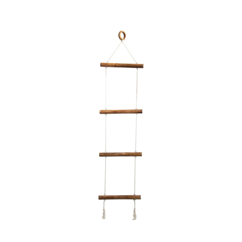 Wood Hanging Blanket Ladder - Sootheandsage.com